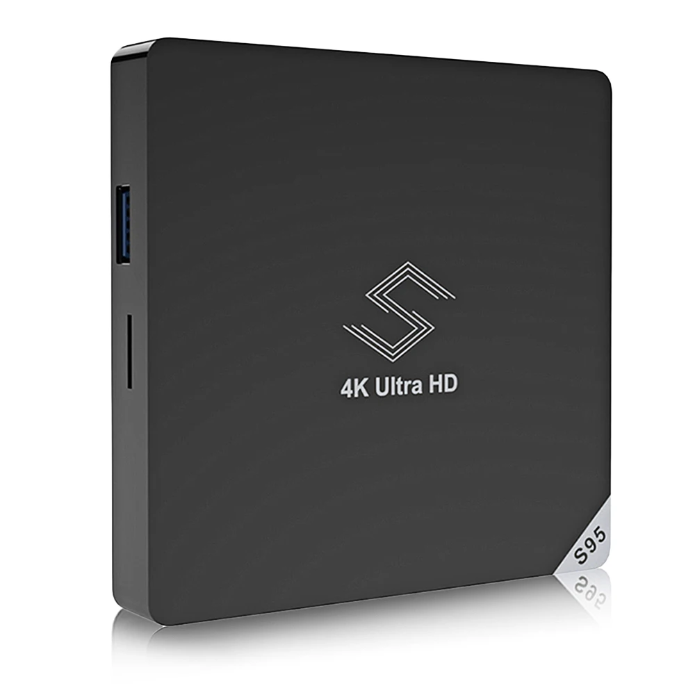 S95 S905XII 4 K HD TV Box Max Android 8 1 GB DDR4 Оперативная память + 32 Встроенная 2 4/5 ГГц Wi Fi BT4.0 Smart Media