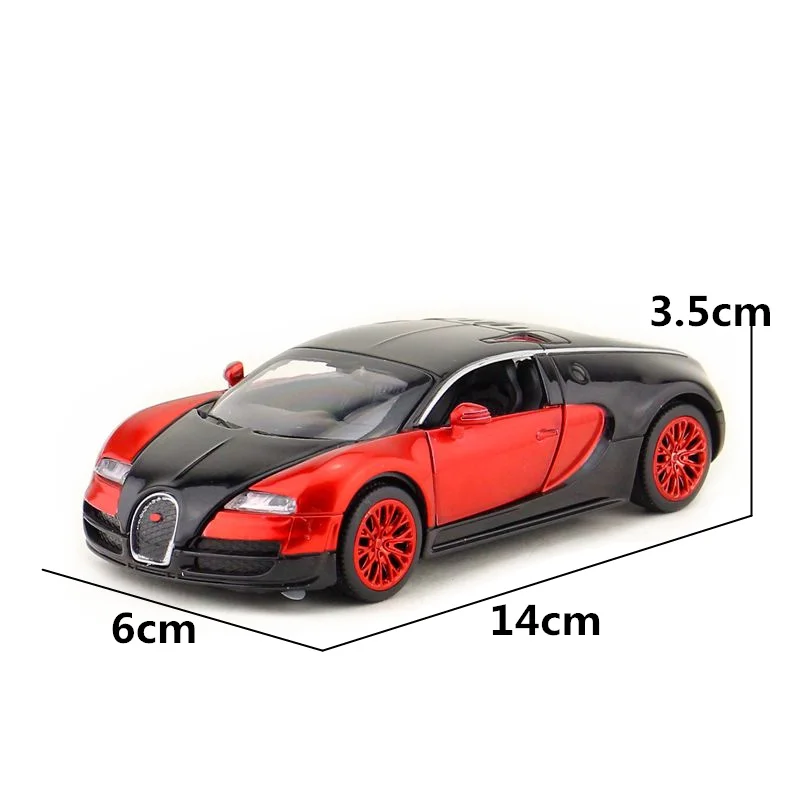Масштаб 1:32/литая модель/Bugatti veyron супер спортивная игрушка/звук и