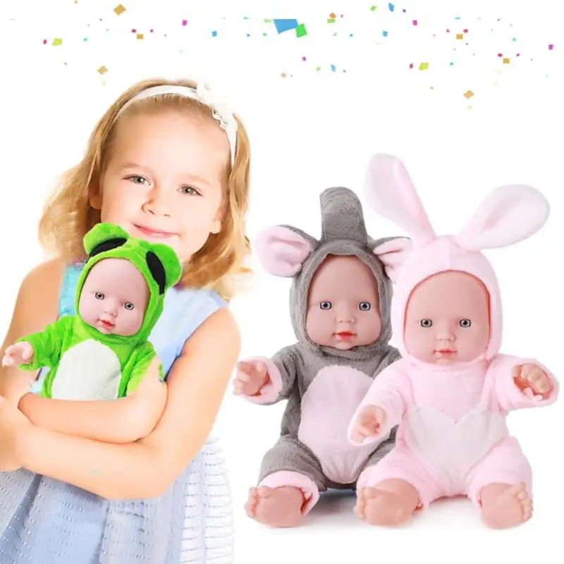 

30cm Newborn Reborn Doll Toys Baby Simulation Soft Vinyl Dolls Children Kindergarten Lifelike Toys for Children Christmas Gift