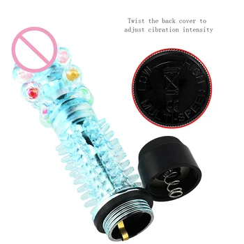 Particles Vibrating Dildo G Spot Clitoris Stimulator Pussy Massager Adult Sex Toys for Women Masturbator Vibrator Sex Shop 2
