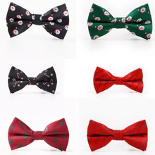 Мужской Рождественский галстук-бабочка вечерние аксессуары креативный новогодний галстук рождественские Вечерние