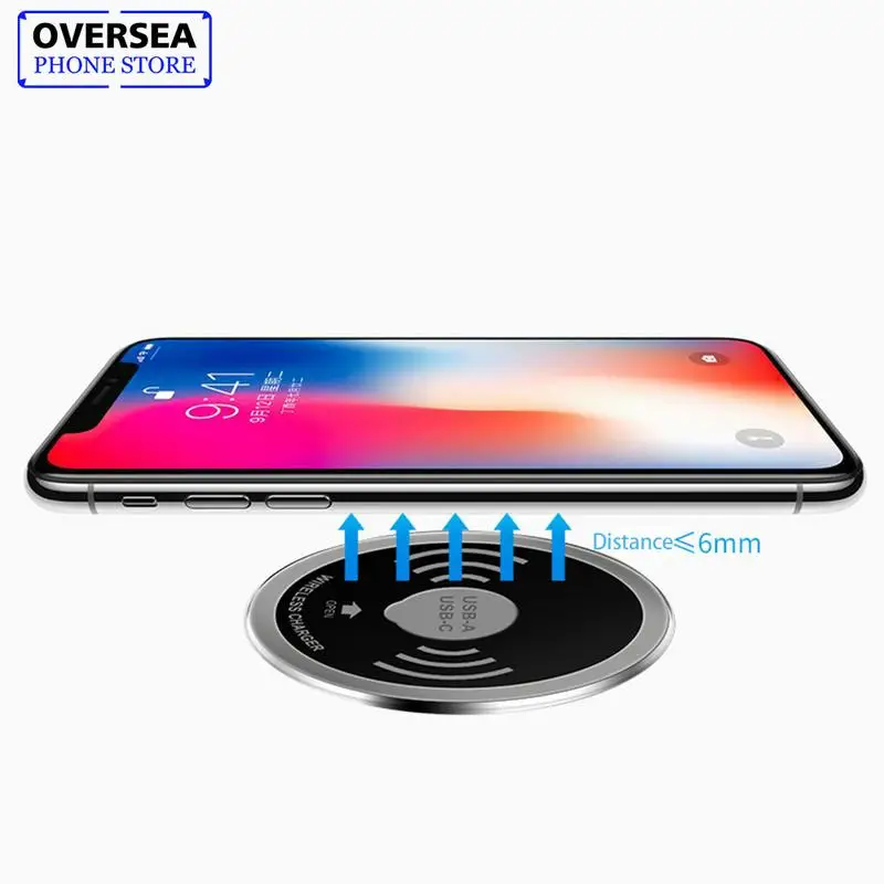 Wireless Charger Embedded Desktop Wireless Transmitter Qi Standard Smart Furniture Office Charger For Mobile Phone IPhone8X
