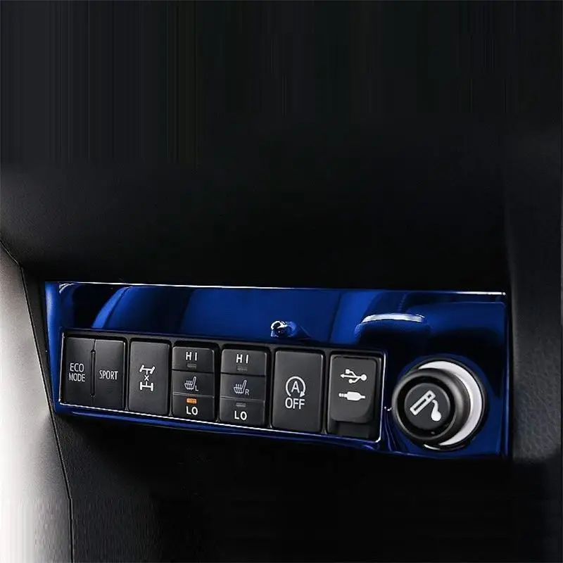 

Auto Decorative Air Conditioner Interior High-Grade Accessory Sticker Strip Trim Car Styling 14 15 16 FOR Toyota RAV4