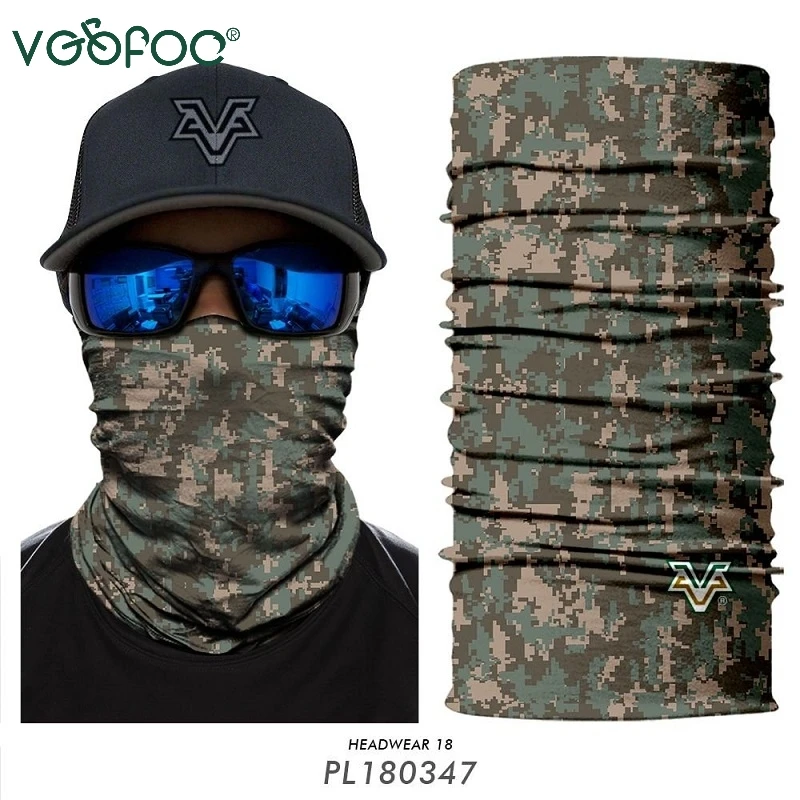 

2018 New Camouflage Cycling Windproof Scarfs Bandanas ciclismo Neck Warmer Scarfs Fishing Camo Bandana Man Face Mask Headwear