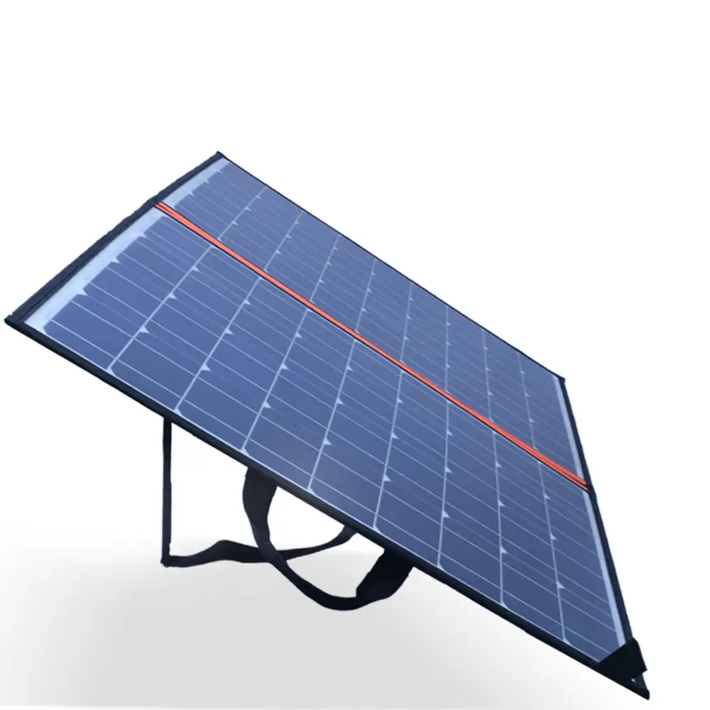  XINPUGUANG 120w (2*60w) Flexible Foldable Mono Solar Panel Light Portable High Power Outdoor Solar 