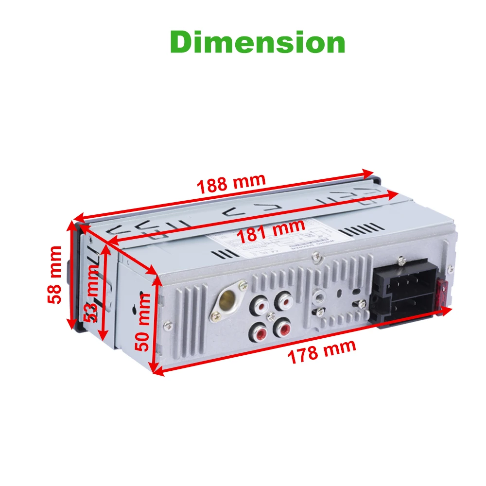 Hikity 1 din автомагнитола 12 в Bluetooth AUX Авторадио fm-передатчик авто радио в-тире 1din с бесплатным пультом дистанционного управления стерео автомобиля