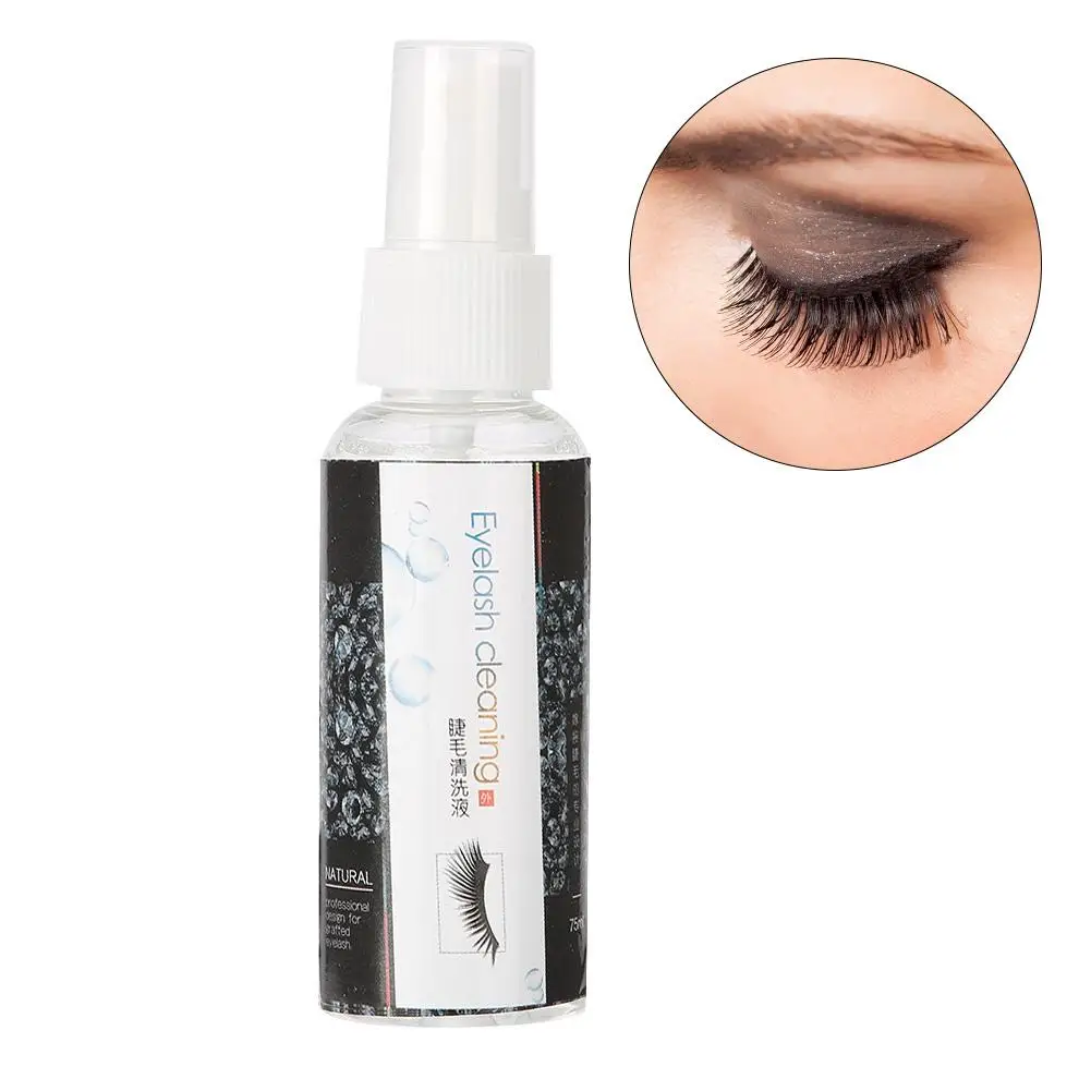 

75ML Eyelash Extension Cleanser Remove Grease Dirt Grafting False Eyelash Cleaner Makeup Tools