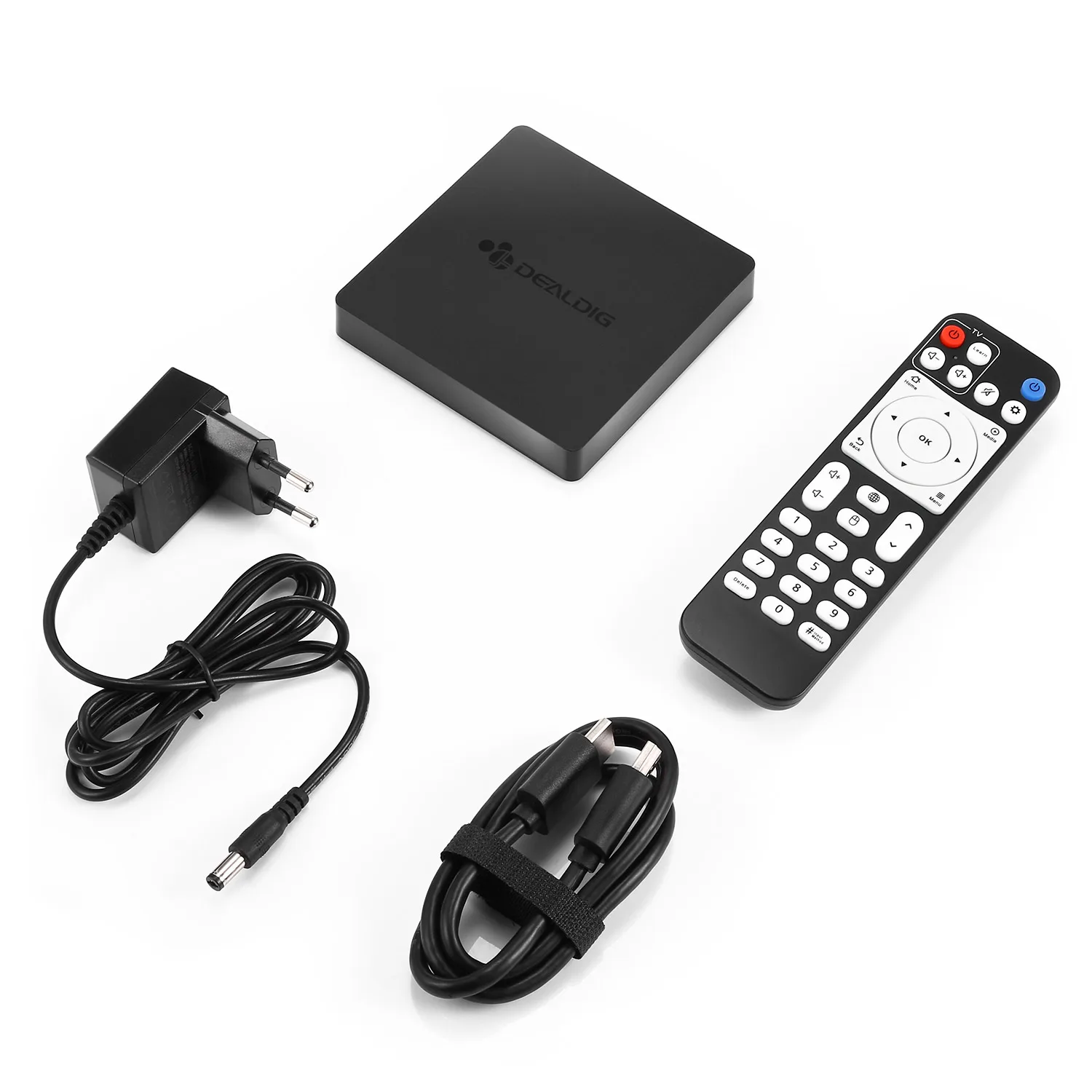 DEALDIG BOXD7 Android 7 1 6K tv Box Голосовое управление четырехъядерный 2 Гб ОЗУ 16 ПЗУ 4G/5 8G