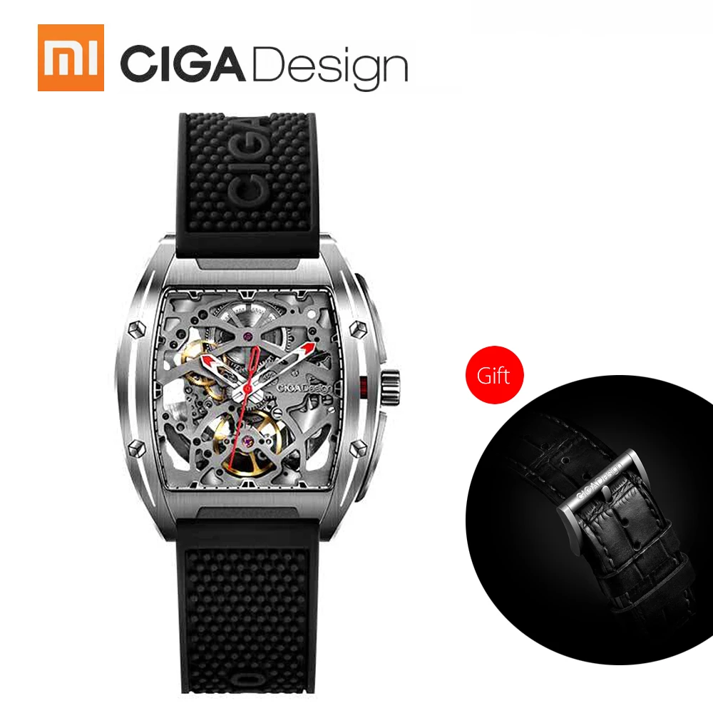 

Xiaomi CIGA Design Z Series Mechanical Wristwatches Fashion Luxury Watch Xiaomi Watch Double Strap Artificial Sapphire Crystal