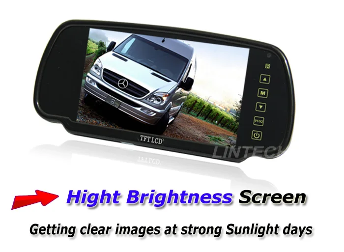 Rear view Mirror Car monitor hight brightness screen