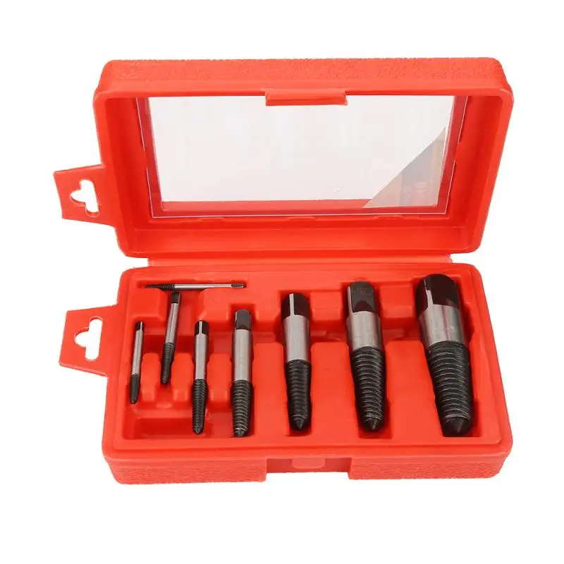 

Chrome Vanadium Steel Damaged Bolt Screw Extractor Remover High Quality 5Pcs/6Pcs/8Pcs/1Pcs Optional High Quality