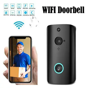

Visual Smart Wifi Intercom Doorbell Smart Wireless DoorBell WiFi Visual IR Camera Phone Door Home Monitor+Ring Alarm 30A20