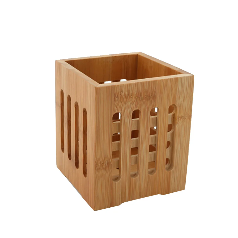 1 шт. палочки для еды держатель бамбуковые дыры кухонная посуда сушильная канистра ведро для хранения столовых приборов органайзер для кухни дома