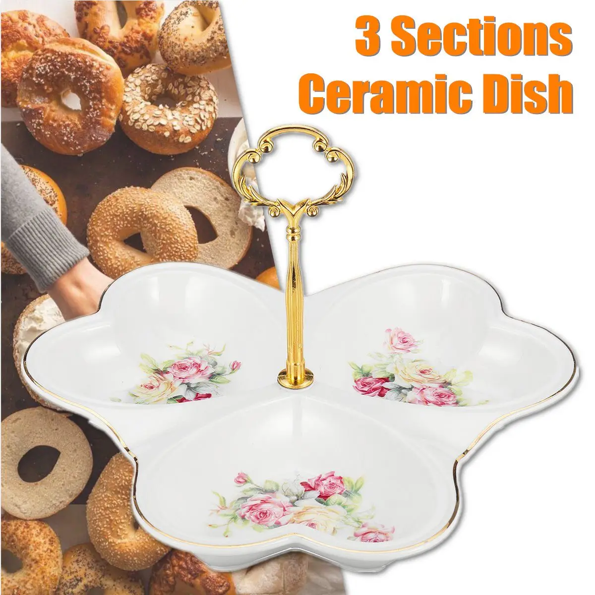 

Ceramic Plates Dinner Sets Dish Dessert Dishes Dinnerware Cake Snack Fruit Breakfast Tray Tableware Home Kitchen Decoration