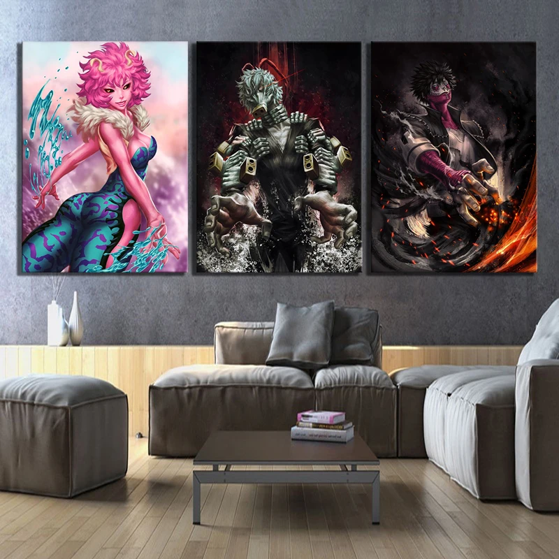 Villains Shigaraki DABI Hero Academia Anime 36/" x 24/" Large Wall Poster Print
