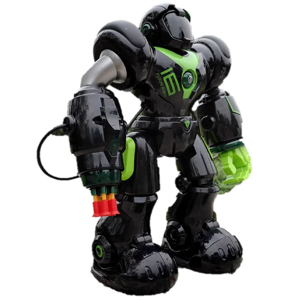 

Shooting Light And Music RC ROBOT Intelligent Remote Control RC Robot Talking Walking Shooting Light And Music Cool Toys Gift