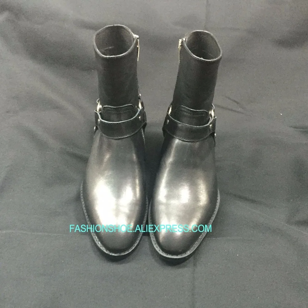 

Biker Motorcycle Boots for men Big Size euro 46 Wyatt Western Motorcycle Men Boots