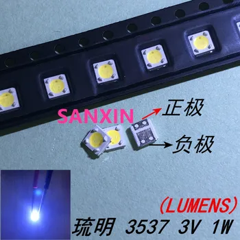 

5000PCS lumens LED Backlight 1W 3V 3535 3537 Cool white LCD Backlight for TV Application A129CECEBP18A-2092 4D