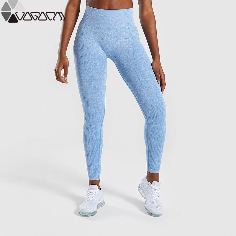 

Active Women Sport Yoga Leggings Gym Solid Flex Breathable Shark Yoga Pants Fitness Exercise Jogging Mujer Pink Sportwear 2019