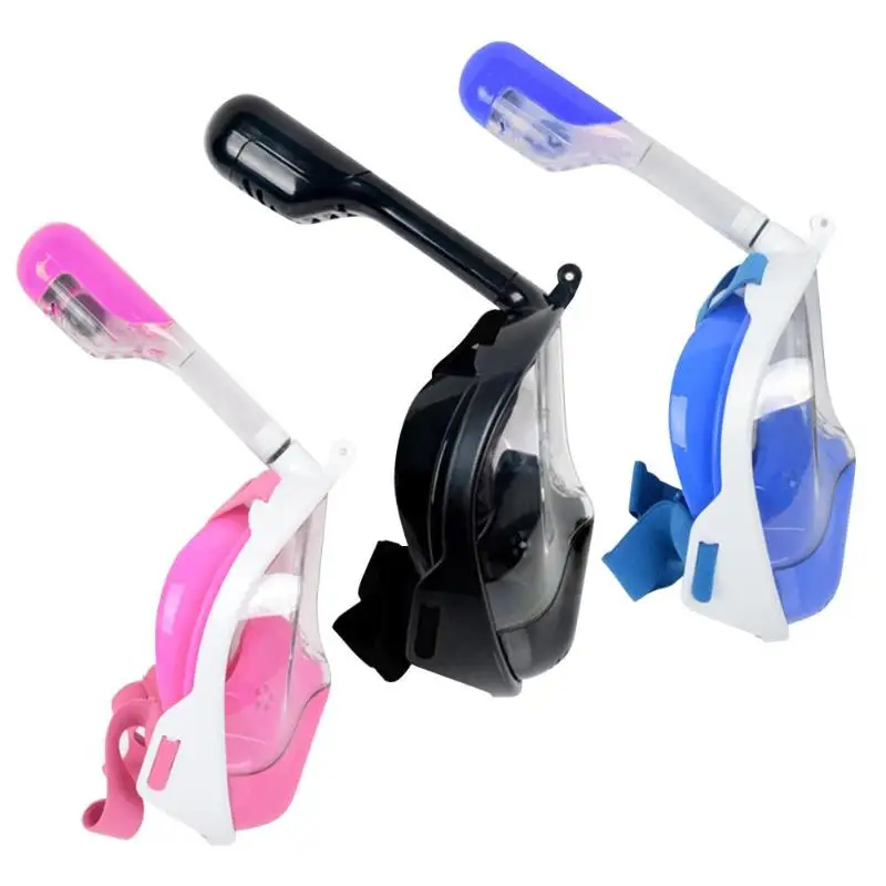 

Silicone Full-Dry Underwater Seaview Snorkeling Mask Diving Mask Set Anti Frog Diving Mask for Gopro