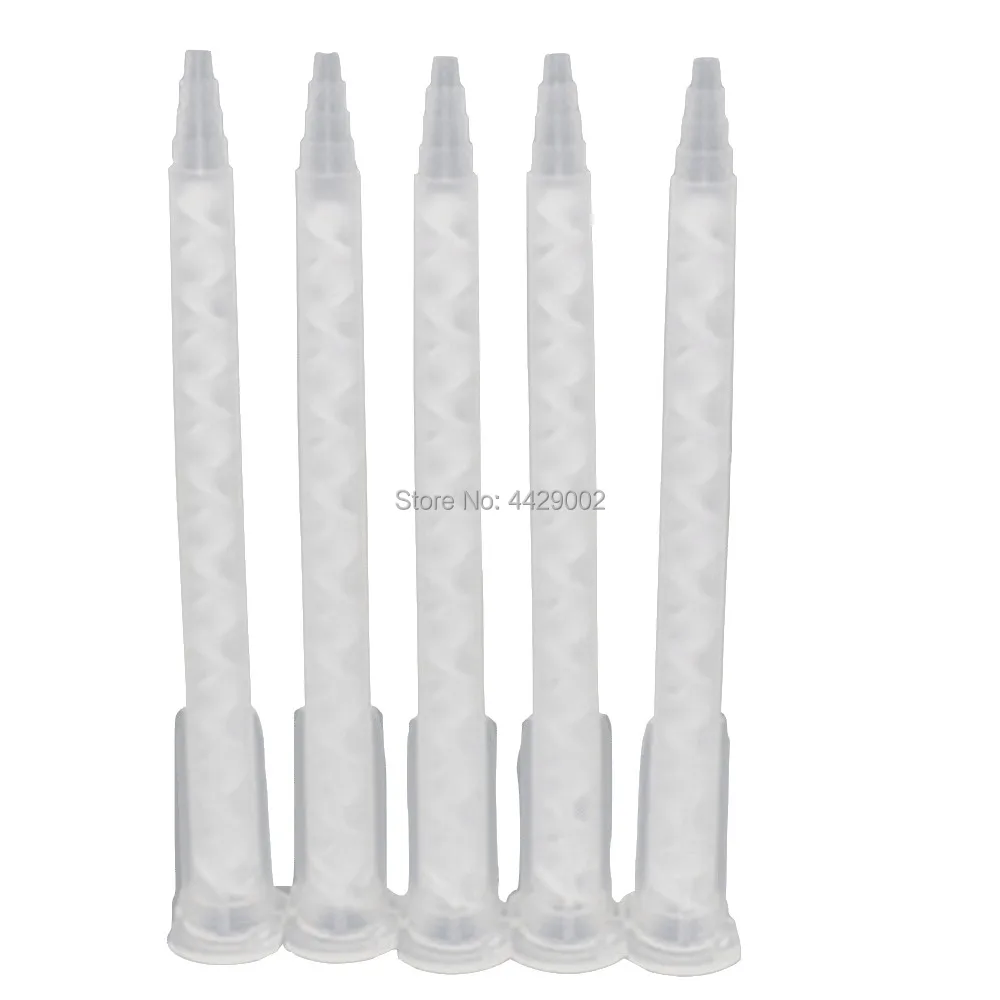 

5pcs Mixing Nozzle Epoxy Resin Adhesive Gun Applicator Mixer Mix AB Glue 2-parts Acrylic Acid Mixing Nozzle Static Mix Nozzle
