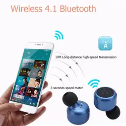 Мини Портативный X2T True Беспроводной наушники стерео гарнитура Bluetooth наушники голосовые подсказки True Беспроводной наушники для телефона