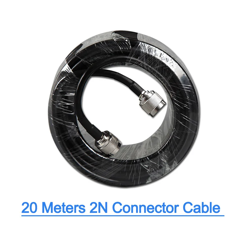 

BAKEEY Low Loss Coaxial Cable Extension Cable 20 Meters RF Coax Cable N type male plug to N type male pigtail 20M Antennas New