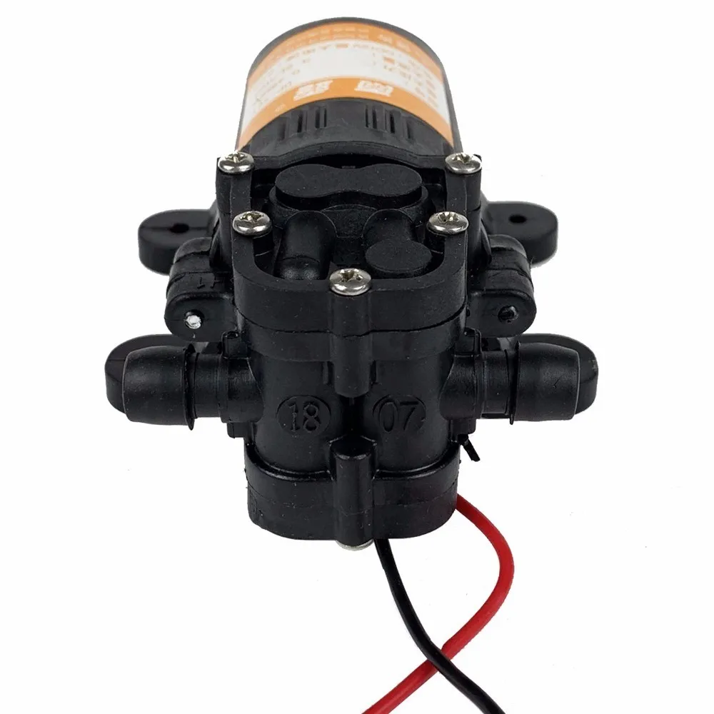 Сельскохозяйственный Электрический водяной насос прочный Dc 12 v 70psi 3 5 л/мин Черный