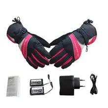 Качественные тепловые электрические теплые водонепроницаемые перчатки с подогревом на батарейках для мотоцикла Охота ходьба на лыжах Зимние перчатки для рук