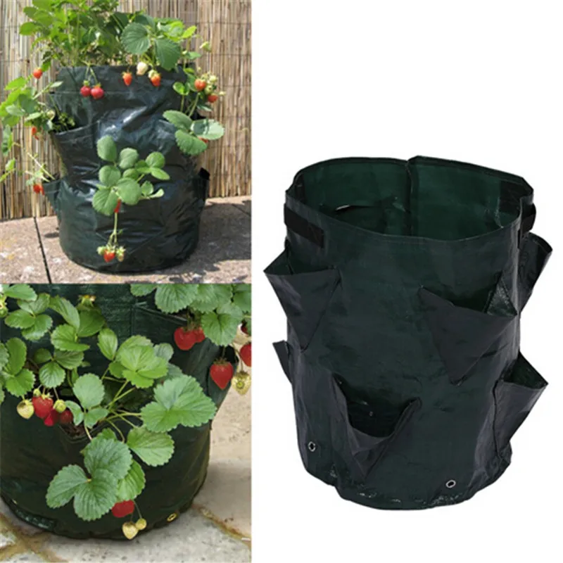 

New Convenient Solid Garden Planting Grow Bag Potato Strawberry Planter Bags For Outdoor Vegetable