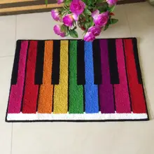 WINLIFE коврик для фортепиано с разноцветными струнами, дизайнерский коврик для двери, коврик для гостиной, коврики для спальни, Мультяшные ковры и ковры