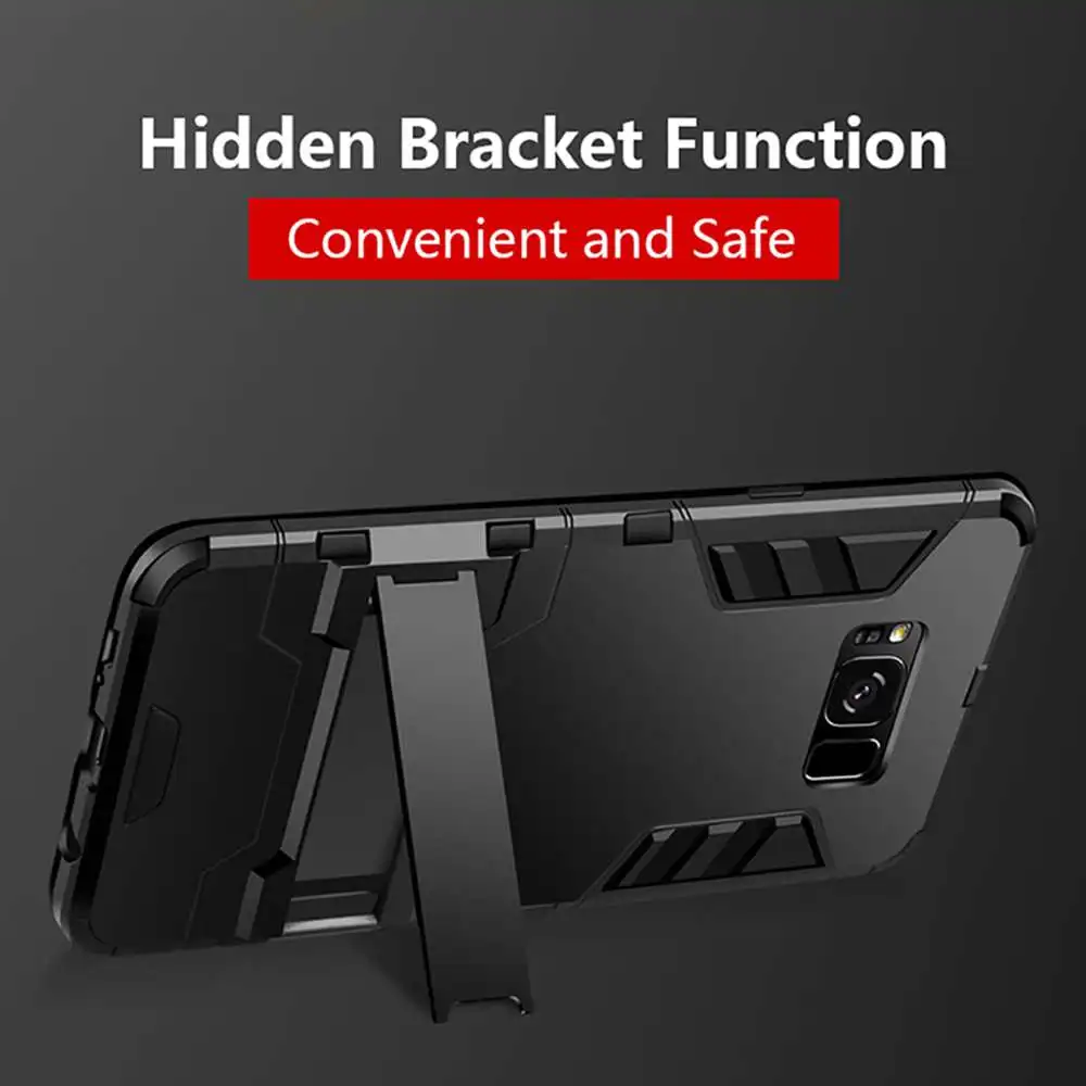 

KISSCASE Magnetic Bracket Phone Case For Xiaomi Mi Play Shookproof Car Holder Case For Redmi Note 7 Ring Holder Cases Cover Capa