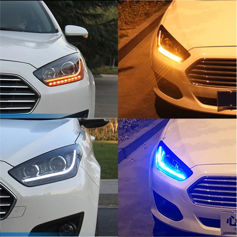 ROADOT для Ford Focus ST 2015/2016/2017 светодиодные hid лампы головного света сборные фары HID