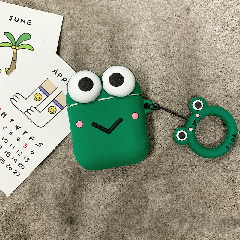 

wholesale case for AirPods Case Headphone Caseartoon Bluetooth HeadseLanyard airpods silicone cover