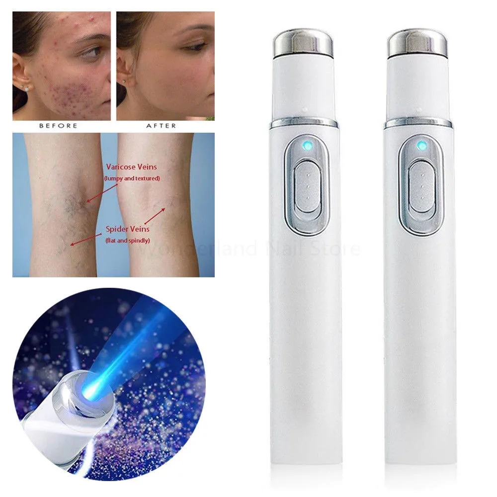Drop Ship Blue Light Laser Therapy Acne Treatment Pen Soft Scar Acne Removal Anti Wrinkle Beauty