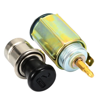 

MAYITR 1 Set High Quality 12V Car Cigarette Lighter Head + Socket Assembly + Power Cord Universal for Auto