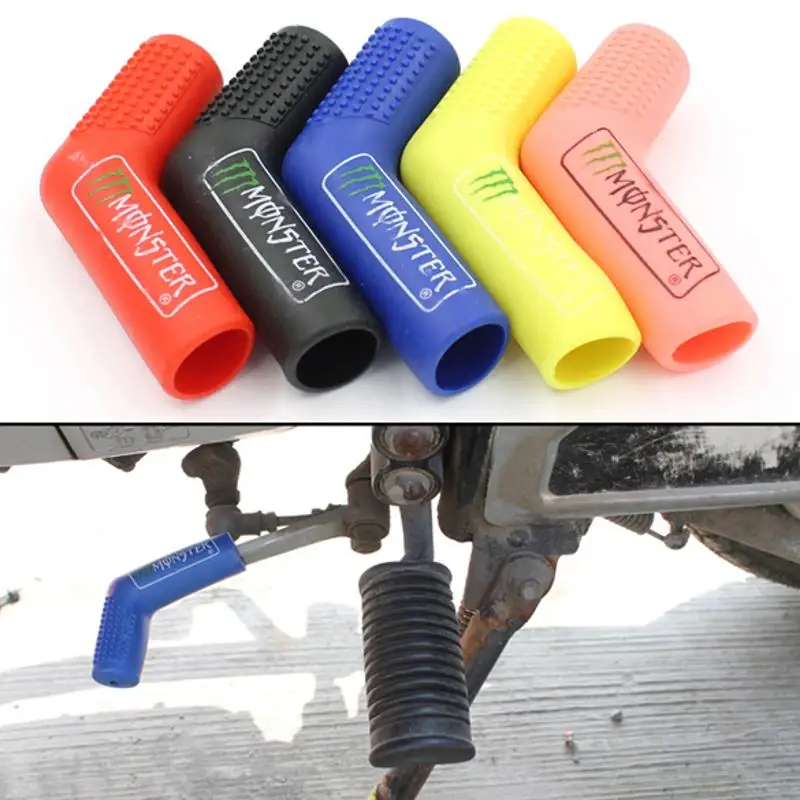 

Pratical Rubber CS-014 Motorcycle Simply Slip Over Shifter Anti-slip Granules Cover Boot Shoe Protector