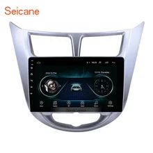 Seicane Quad-core Android 8.1 2din 9 Inch Car DVD Multimedia GPS For Hyundai Verna 2011 2012 2013 Support WiFi Can-Bus Bluetooth