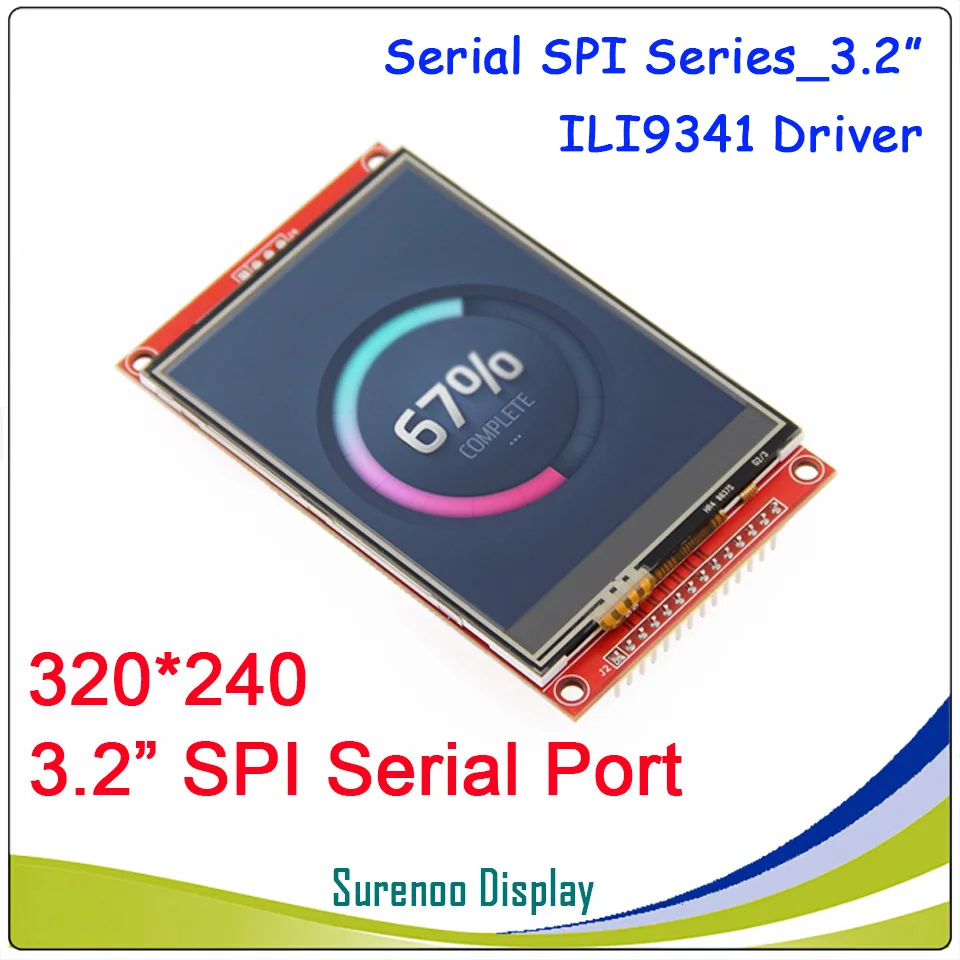 3 2 Дюймовый 320*240 SPI серийный TFT ЖК модуль дисплей экран с сенсорной панелью Драйвер