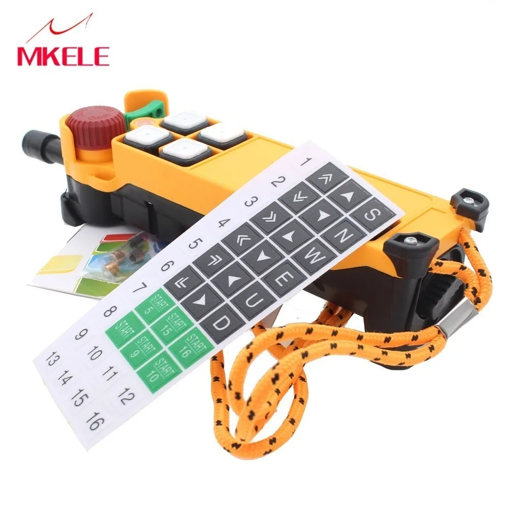 HS-4D Wireless Transmitter High Quality New Arrivals Crane Industrial Remote Control  Push Button Switch China
