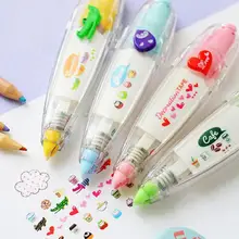 Каваи пресс тип милые канцелярские декоративные ленты ручка коррекция ленты дневник в стиле Скрапбукинг Канцелярские Принадлежности для альбома инструменты школьные принадлежности