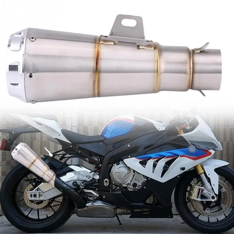 

38-51mm Universal Motorcycle Dirt Bike Modified Slip-on Exhaust Muffler Pipe W/ Adapter Exhaust Systems motorcycle accessories