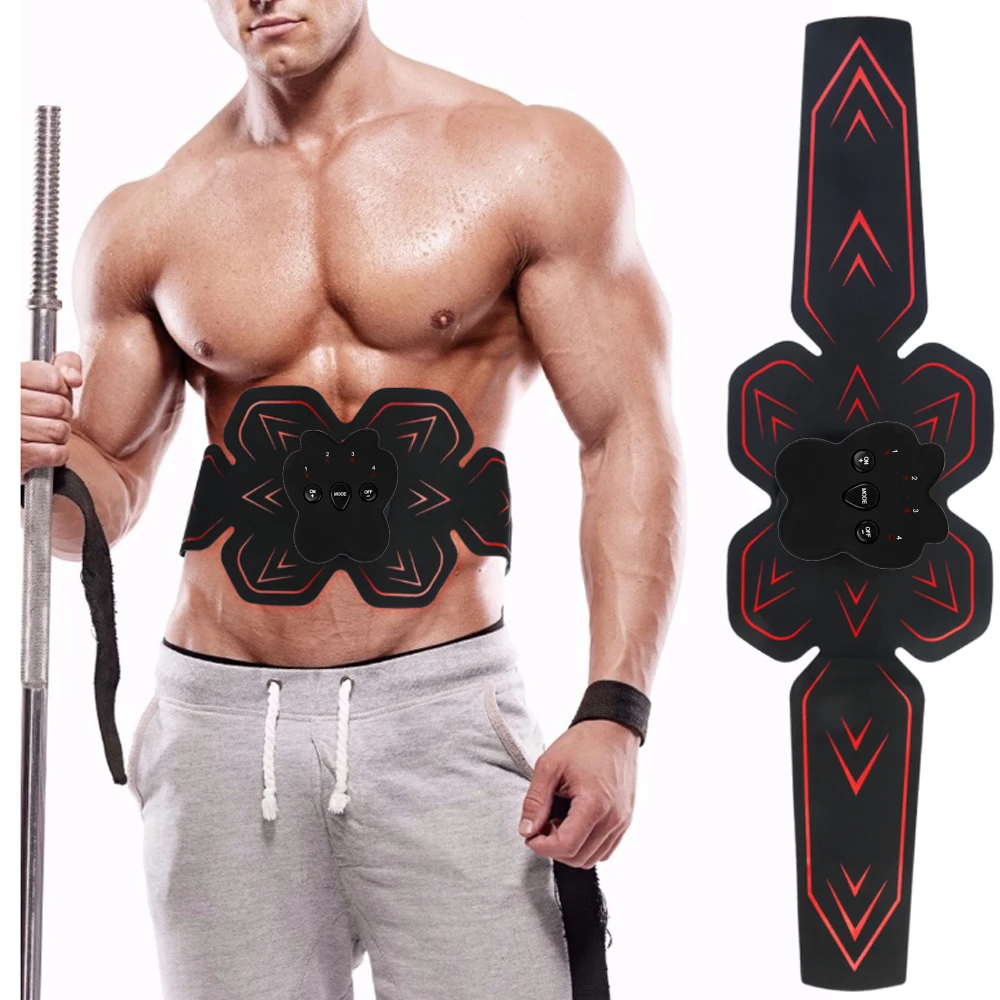

Smart Fitness Kit Electric Abdominal Muscle Training Machine Stimulator ABS EMS Trainer for Weight Loss Body Slimming Massage