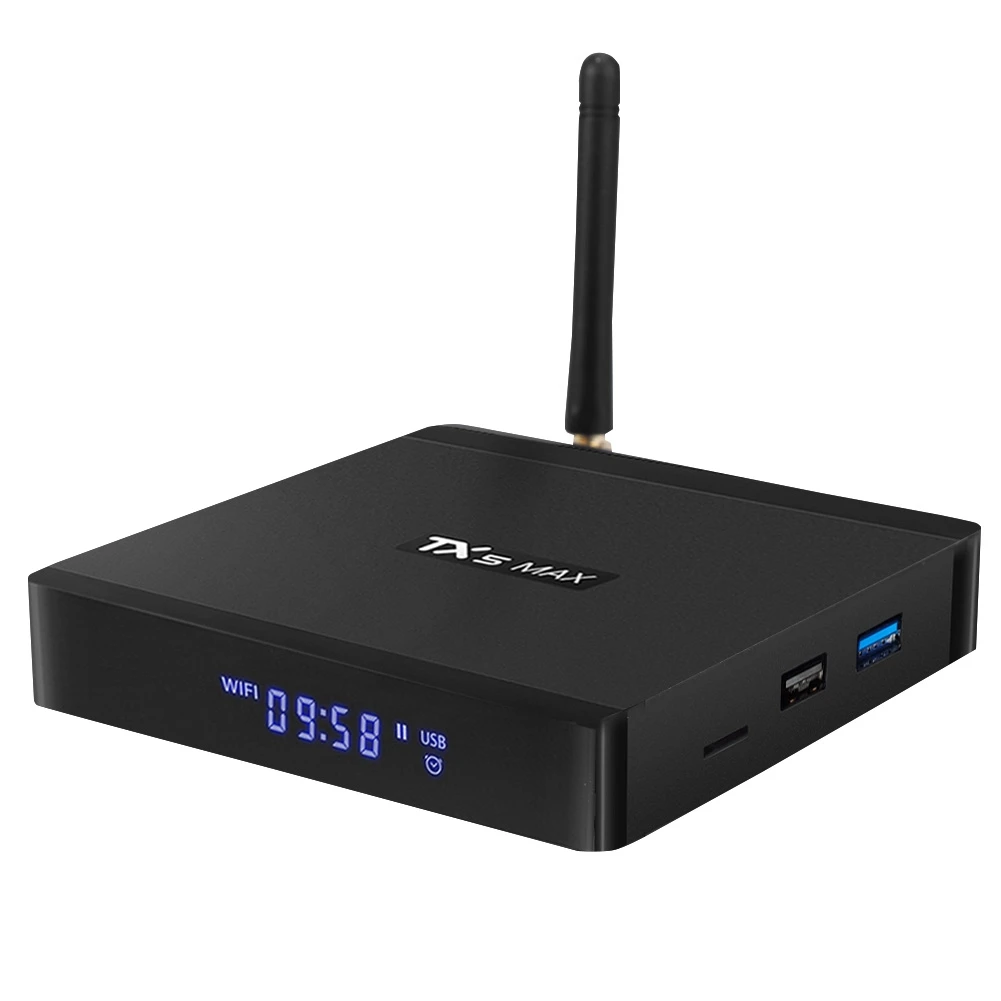 

mini tv box TX5 MAX S905X2 4+32G+BT Dual-band Wifi Giga Set-top Box for Android 8.1 110-240V smart android tv box