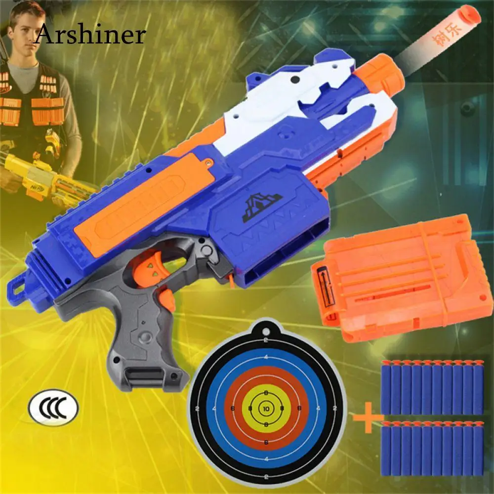 Мягкие пули игрушечный пистолет костюм для Nerf Дарт идеальный Рождественский