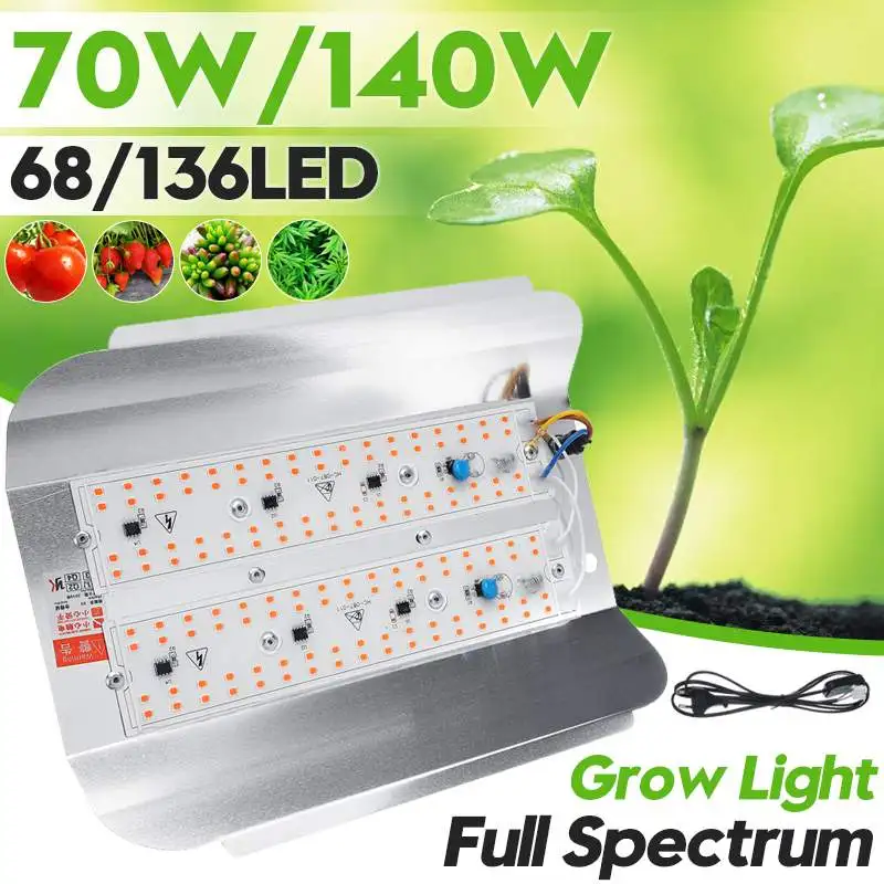 

70W 140W Growing Lamp LED Full Spectrum Grow Light for Indoor Hydroponic Greenhouse Grow Tent Plants High Power Led Light