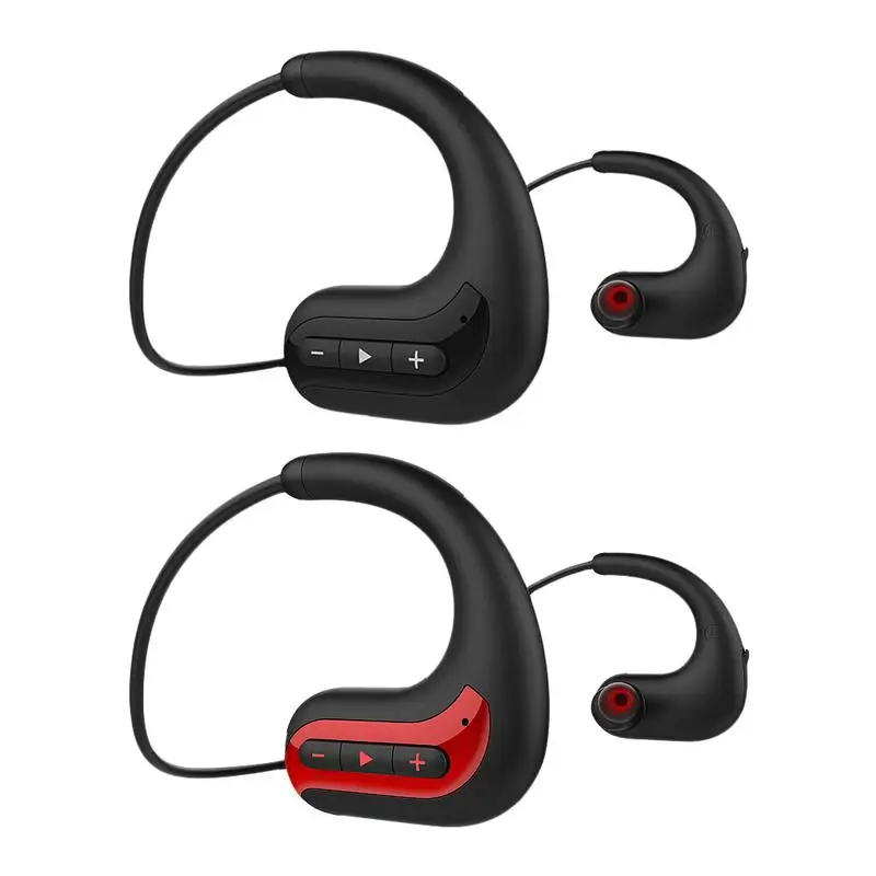 

S12 Wireless Bluetooth Stereo Headset 8G Memory 8 Level Waterproof Head Mounted Sports Swimming Earbud Ear Mounted With Card