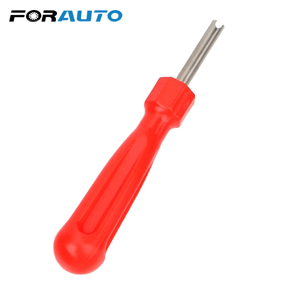 FORAUTO Прорезная ручка шин шток клапана стержень отвертка для снятия крепежа