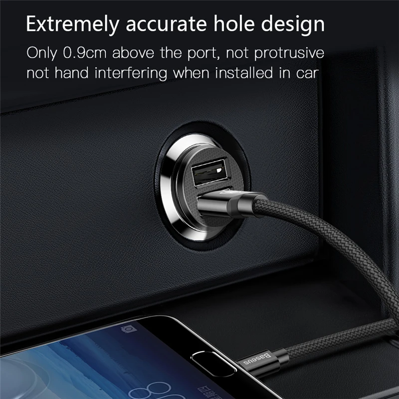 Buluby شاحن سيارة USB صغير للجوال هاتف لوحي GPS 3.1A سريع شاحن سيارة-شاحن المزدوج USB سيارة مهايئ شاحن الهاتف في سيارة