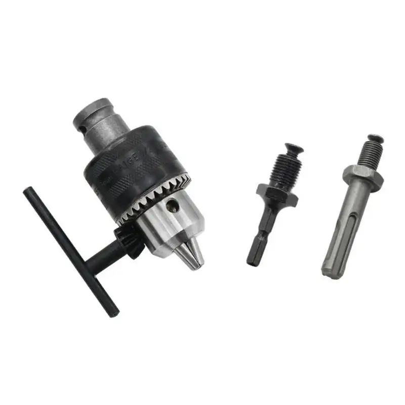 

13mm Hex Round Shank Electric Drill Chucks Adapter Key Rotary Hammers Tools